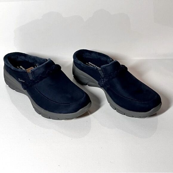 Skechers Easy Going Darling Thing Water Repellent Suede Clogs - Picture 2 of 6